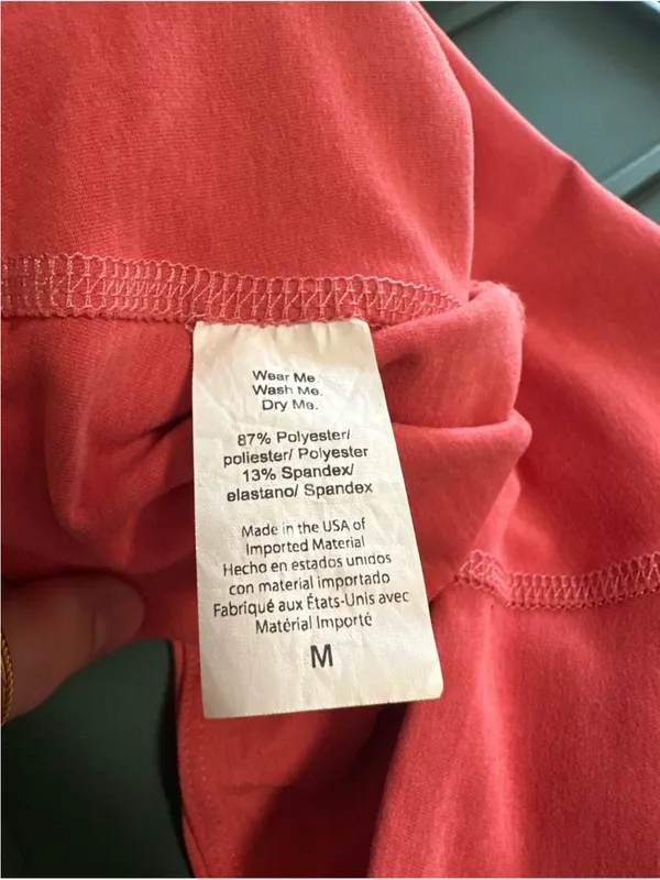 Beyond yoga caught in the midi leggings coral glow Heather SD3243 size med - Image 4