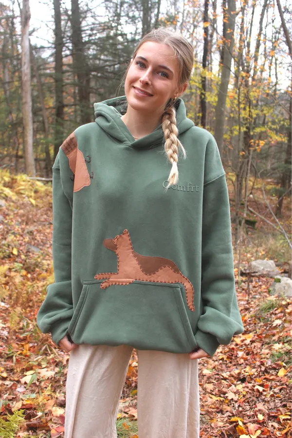 noah kahan patchwork hoodie Green Size sizes s - Image 4