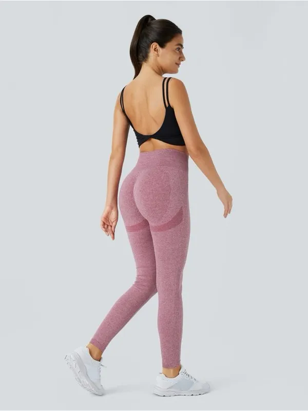 Halara 07HBB.- OneForm Seamless Flow High Waisted Booty Scrunch Leggings. - Image 3