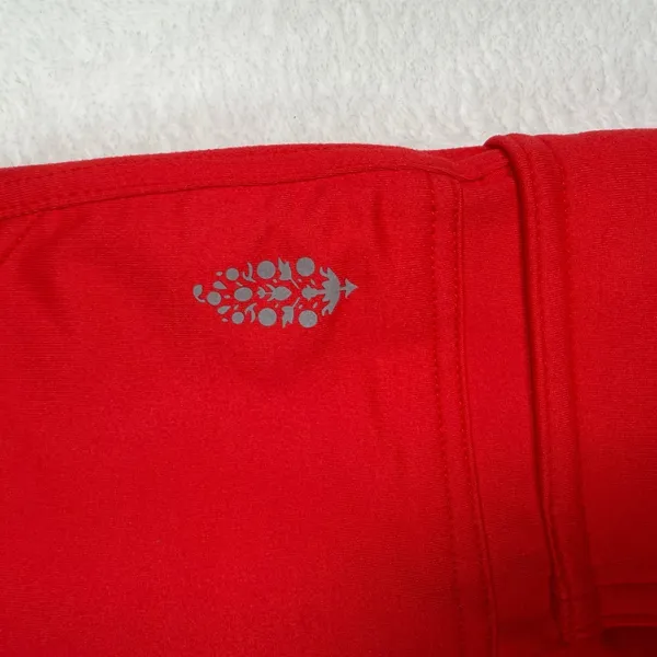 Free People FP Movement S Off Road Joggers Pants Utility Slouchy Red Relaxed - Image 3