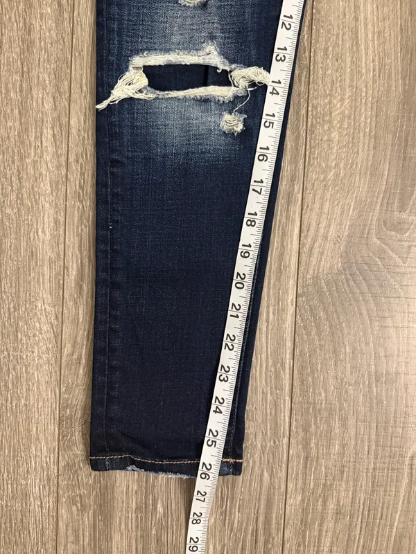 Buckle Black Indigo Wash Distressed Jeans  - Image 9