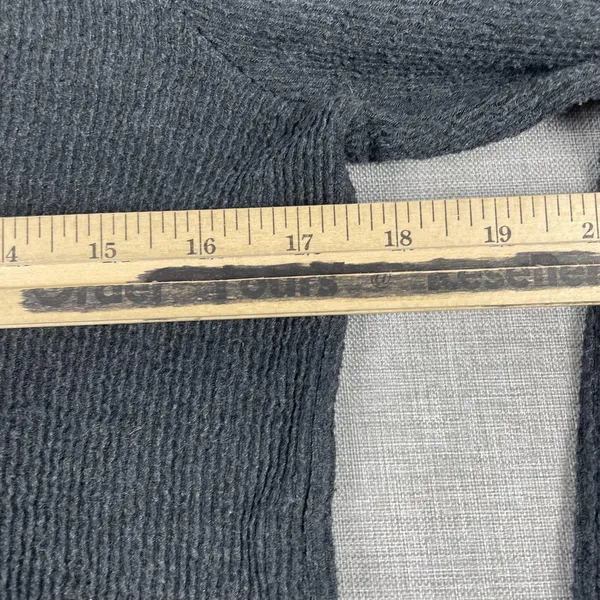 Madewell‎ Sweater Womens Small Gray Crew Neck Bell Sleeve Pullover Lightweight - Image 6