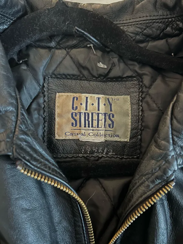 Vintage Leather Jacket - Image 2