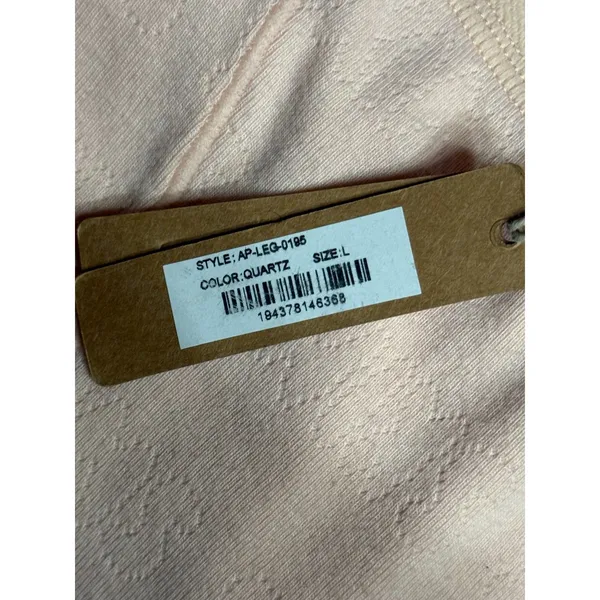 NWT SKIMS Logo Pointelle Legging Quartz Pink Size Large Viral Sold Out Cotton - Image 5