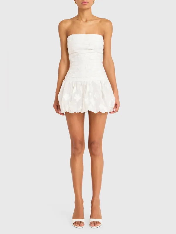 NEW AMANDA UPRICHARD Rendezvous Bubble Skirt Mini Dress S - Image 3