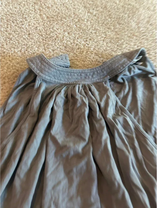 ab64 Kenneth Cole High Neck Top Shirt No Sleeves small - Image 2