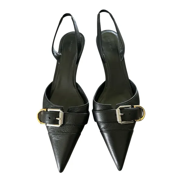 Givenchy Voyou Leather Slingback Pump Size 40 USA 10 - Image 3