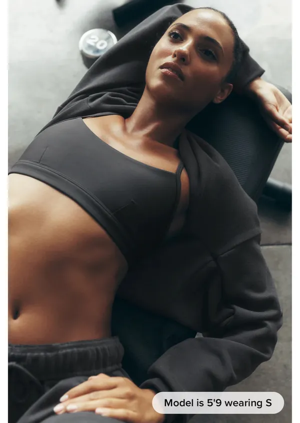 Alo Yoga Airlift Intrigue Bra Anthracite XS - Image 2