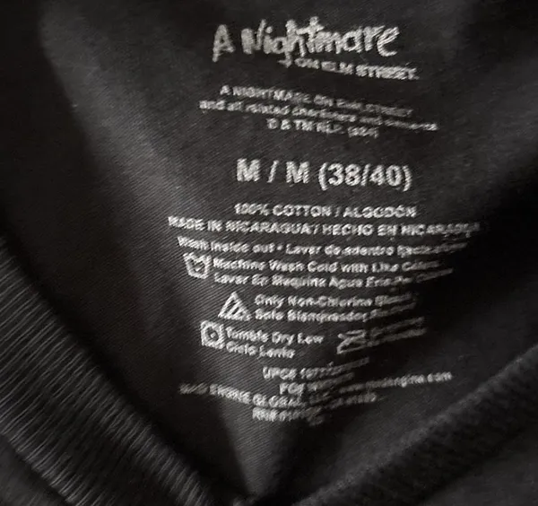 Nightmare on elm street shirt Black Size M - Image 2