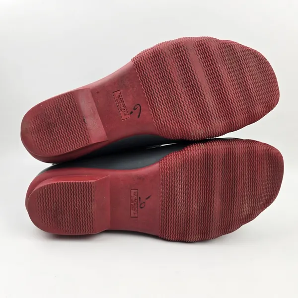 Sperry Saltwater Duck Boots Womens‎ 10 M Blue Red Wool Plaid Waterproof Rubber - Image 11