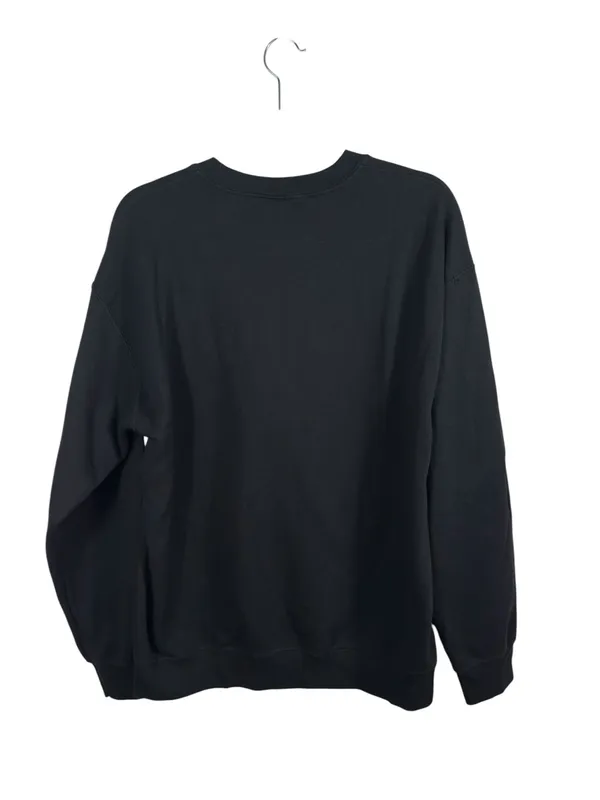 Nirvana‎ Smiley Face Graphic Crewneck Sweatshirt Black Tie Dye Logo Size Large - Image 3