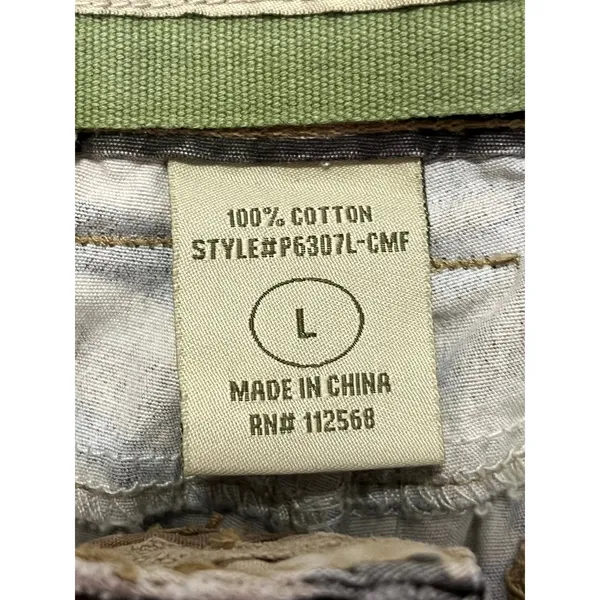 Vintage Y2k Miss Me Camouflage Cargo Pocket Drawstring Ankle Utility Pants Large - Image 6