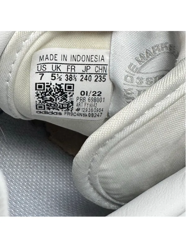 Adidas Forum Bold 'Triple White' Platform Sneakers FY9042 Size 7 - Image 5