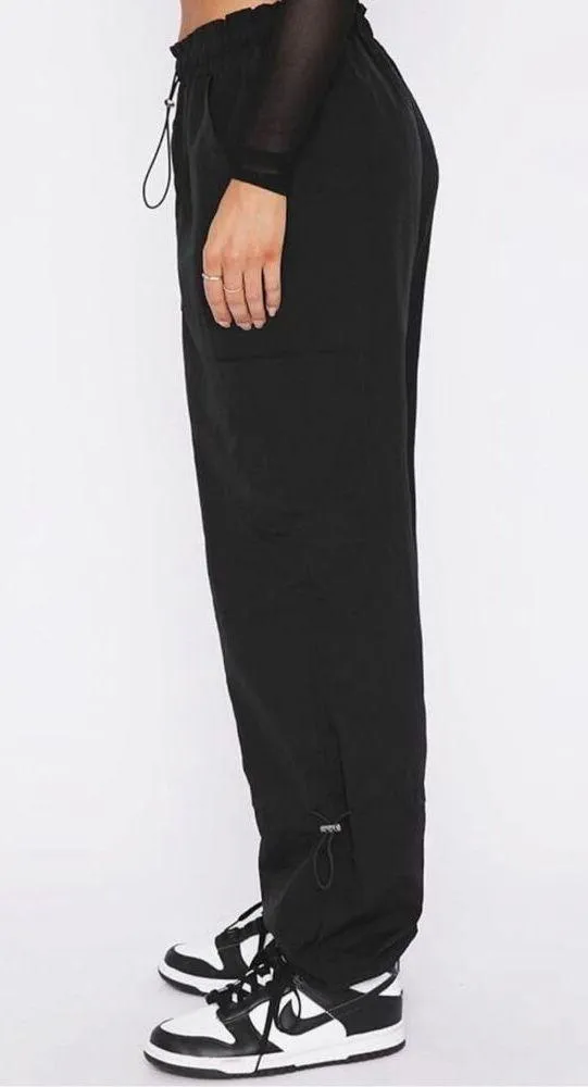 NEW Baggy Cargo Pants y2k Parachute Pants Wide Leg 2X - Image 6