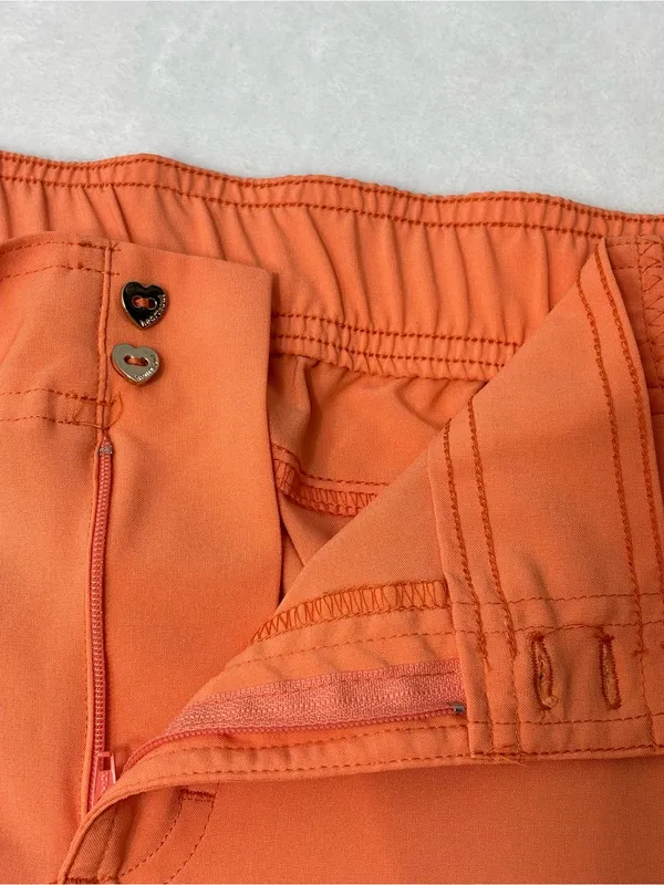 Bright Orange Women's Pants‎ Size L - Image 12