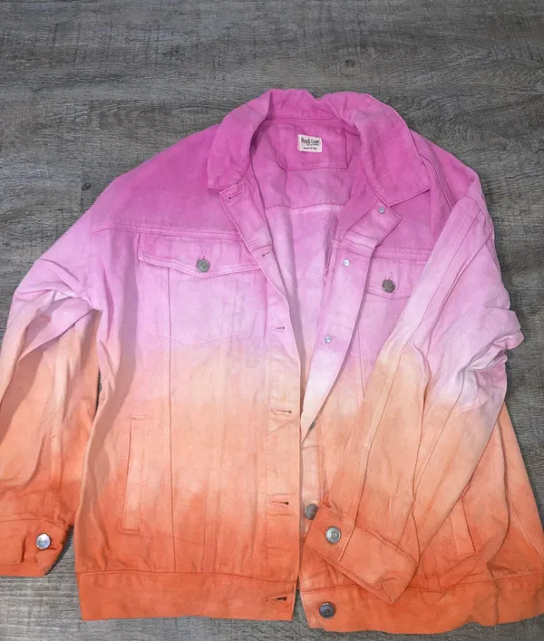 These Three Boutique Ombré Jean Jacket - Image 2
