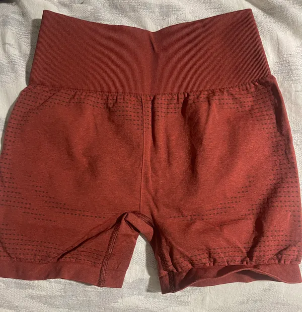 Gymshark Red Vital Seamless Shorts - Image 4