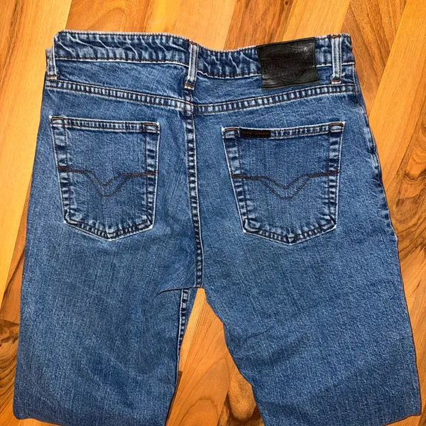 Harley‎ Davidson women’s medium wash denim size 8L - Image 5