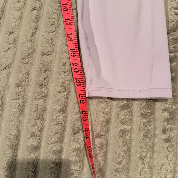 Fabletics PureLuxe Lavender Purple High Waisted Pocket Cropped Leggings Womens - Image 5