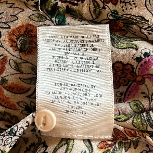 Anthropologie Maeve Sleeveless‎ Smocked Floral High Neck Top Multicolor Size 6 - Image 7