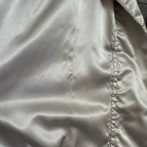 Vintage Y2K Abercrombie & Fitch Silky Gray Water Wind Resistant Light Jacket Sma - Image 4