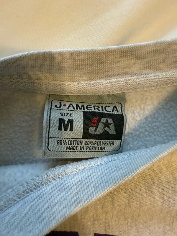 J. America JMU Vintage Crewneck Sweatshirt - Image 3