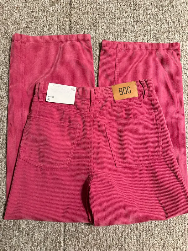 BDG Pink Corduroy Pants - Image 3