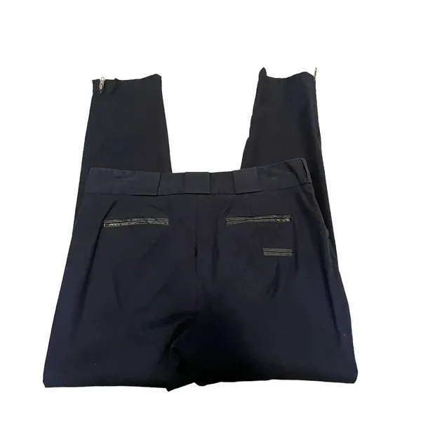 ALC Navy Blue Zip Ankle Dress Career Casual Pants Women’s Size 6 - Image 4