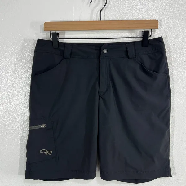 Outdoor Research Equinox Shorts Womens 6 Black Hiking Technical Stretch UPF 50+ - Image 3