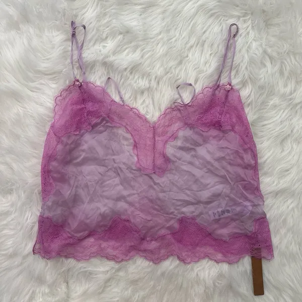 Skims Romance Lace Cami Sugar Plum Size XS - Image 2