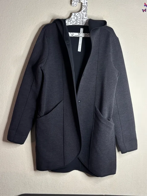 Lululemon Urban Horizons Jacket Heathered Core Black / Black size medium - Image 3