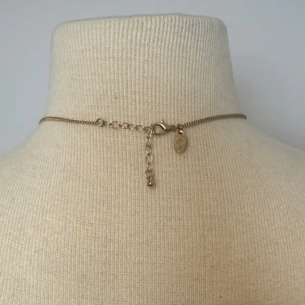 Charming Charlie Gold Silver Necklace Mixed Metal Layered Statement Jewelry - Image 3