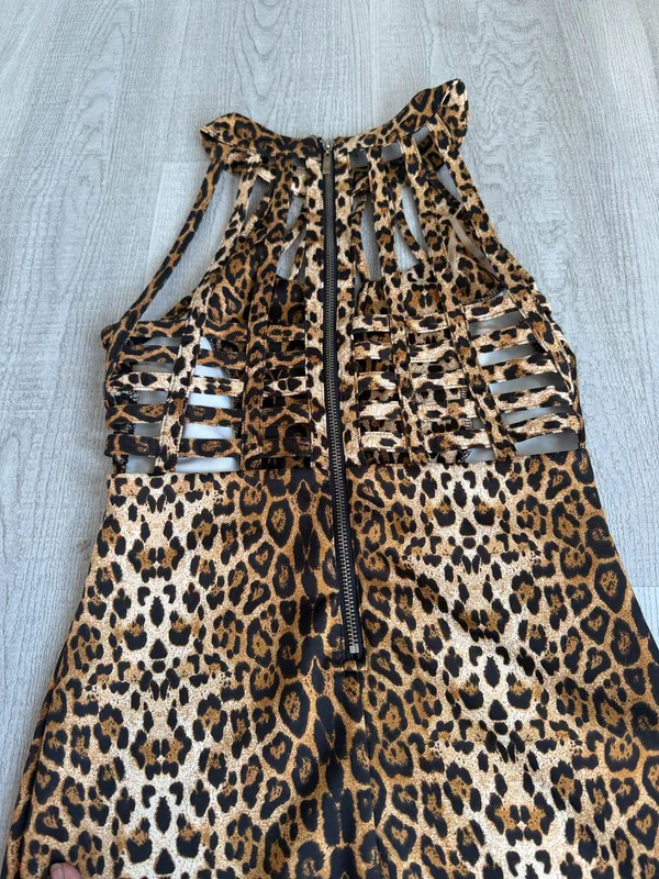 Leopard Print Halter Dress – Size Unknown Multiple - Image 7