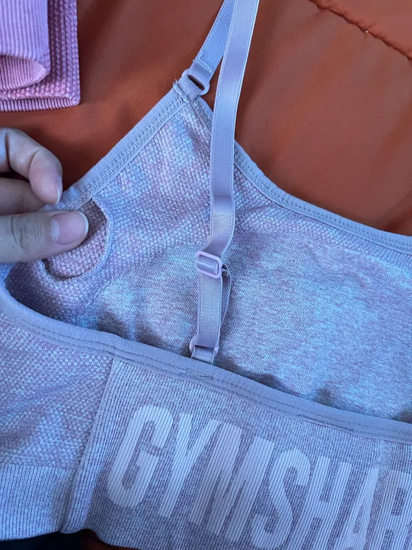 Pink Gymshark Sports Bra - Image 5