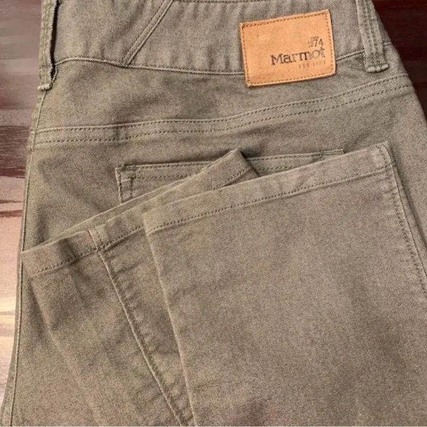 Marmot For Life Womens Olive Green Utility Slim Straight Pants Size‎ 10 - Image 7