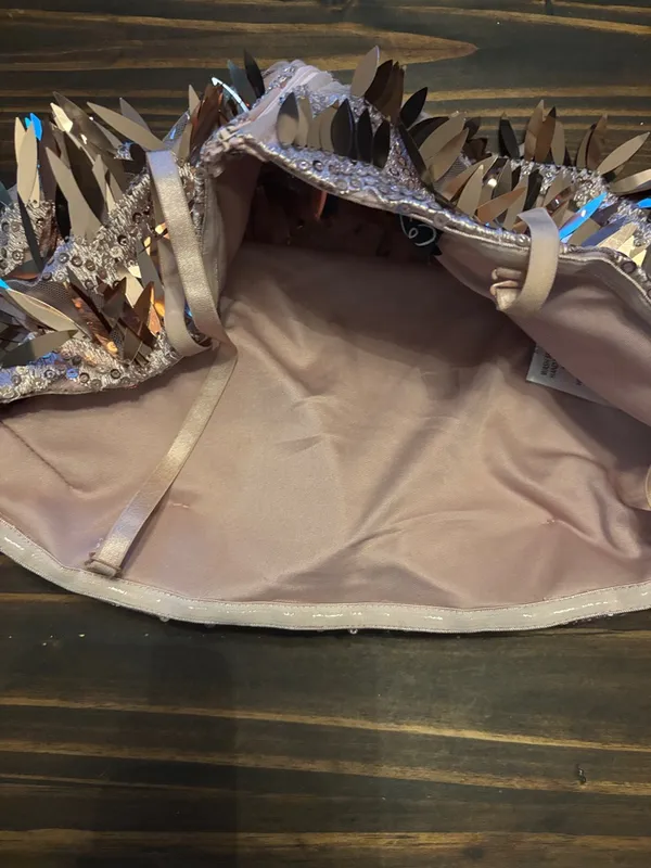 Windsor rose gold mirrored crop top medium - Image 5