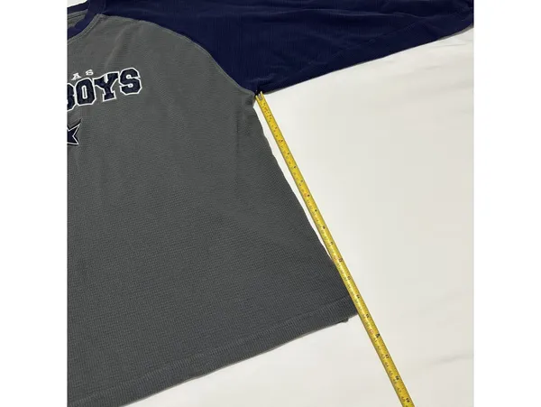 Women's Cowboys 3/4 Sleeve T Shirt Top Size XL Extra Large Blue Dallas Footbal - Image 5