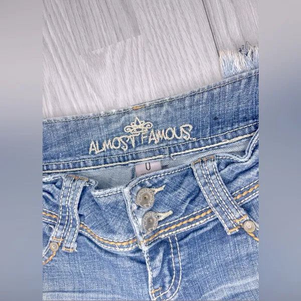 Y2K Women’s Embroidered Low Rise Bootcut Distressed Jeans - Image 7