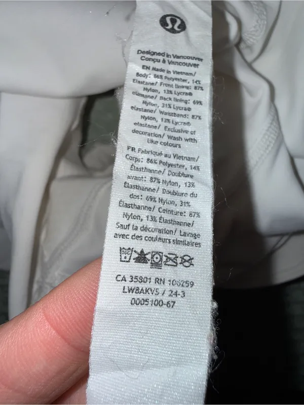Lululemon Varsity High-Rise Pleated Tennis Skirt White size 4‎ - Image 6