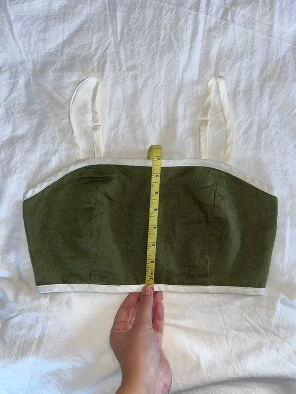 House of Harlow 1960 Linen Blend Crop Tank - Image 10