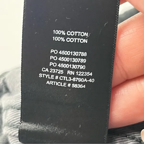 Aritzia TNA‎ Camouflage Mid Rise Gray Grey Jogger Style Cotton Pant Women Medium - Image 4