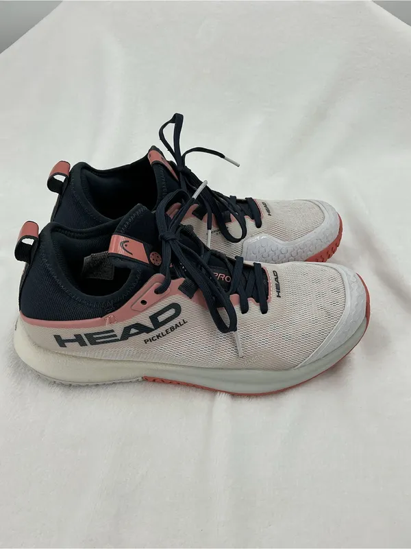 Head Women's Athletic Tennis Shoes in White, Coral & Black B22 - Image 4