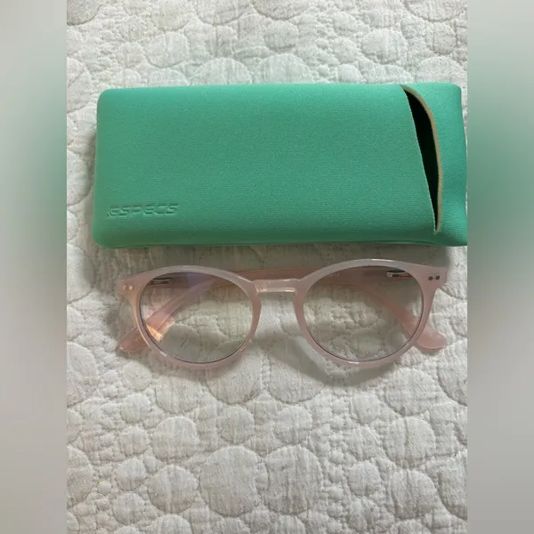 NEW Round Reading Glasses Blue Light Blocking Matte Frame Computer Readers Pink - Image 11