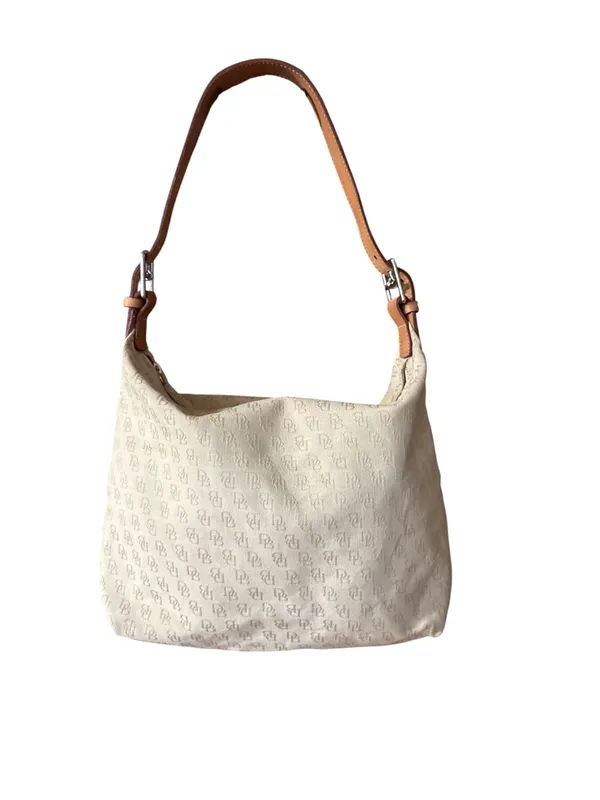Dooney & Bourke Monogram DB Hobo Shoulder Bag - Neutral - Image 2