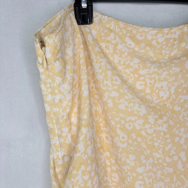 Abercrombie & Fitch Mid Rise Asymmetrical Hem Midi Skirt - Image 5