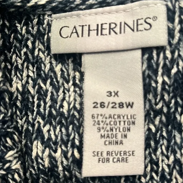 Catherine’s women’s quarter sleeve button down cardigan sweater size 3X.(26/28W) - Image 2