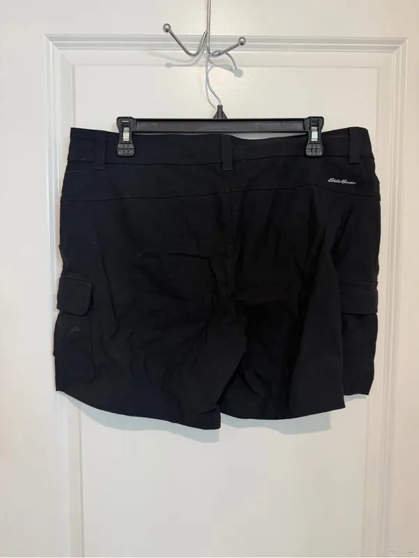 Eddie Bauer Ladies UPF 50+‎ Sun Protection Summer Trail Short Black Size 12 - Image 2