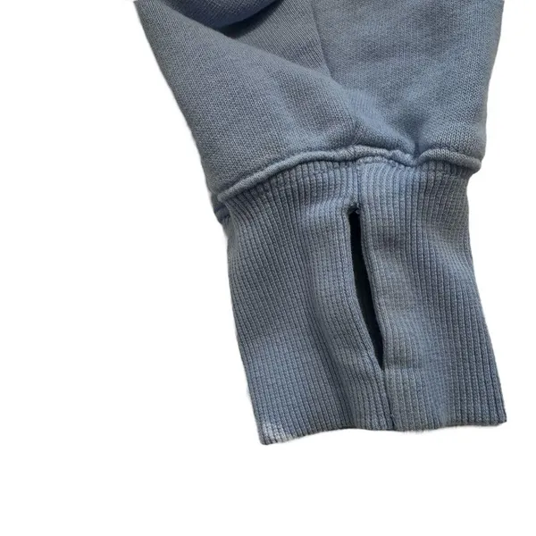 Offline by Aerie Blue Cropped Hoodie Size M - Image 9
