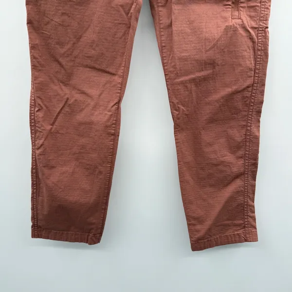 Vuori Ripstop Pant Two Way Organic Stretch Pants in Light Terracotta‎ Sz M - Image 9