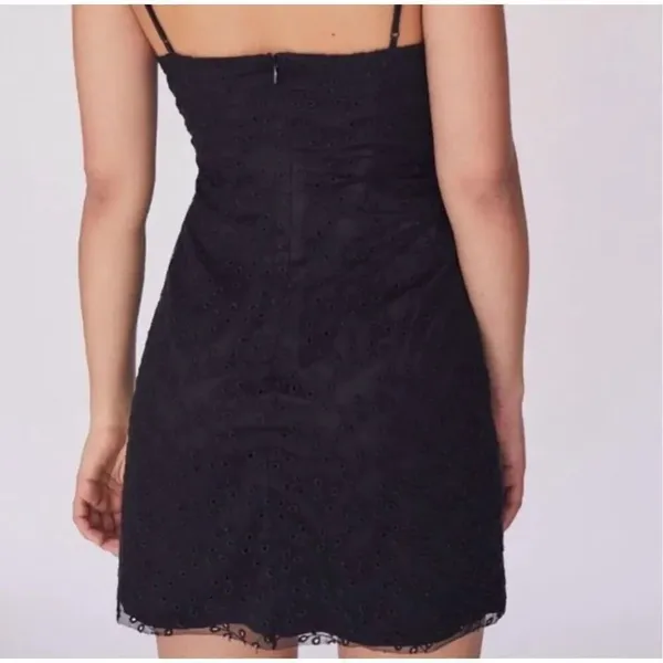 ✨Free People Gemini Mini Black Eyelet Sz 8 Dress✨ - Image 5